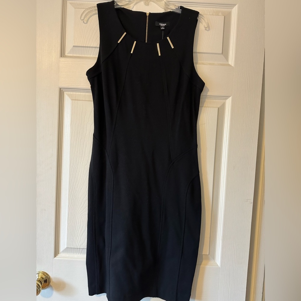 Premis Black Stretch Dress